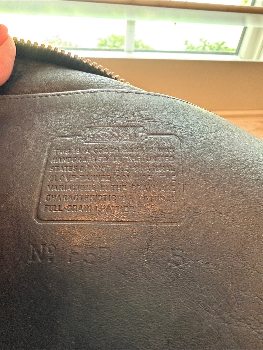 Vintage Coach Black Leather Shoulder Hobo Bag 9085 - Picture 3 of 4